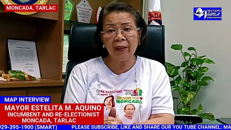 打拉省菲律濱城市聯盟（LMP）主席，埃斯特利塔·埃奎諾 (Estelita Aquino)