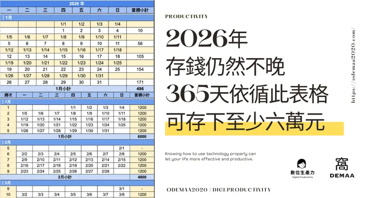 © 窩DEMAA｜數位生產力