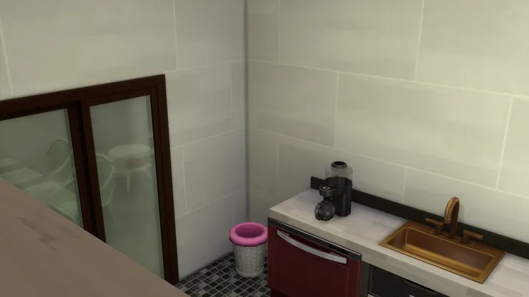 今次裝潢沒上次鮮艷奪目,也是以灰白為主色。