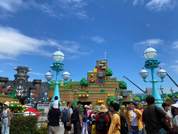 每個去任天堂世界的人都會拍的一景。