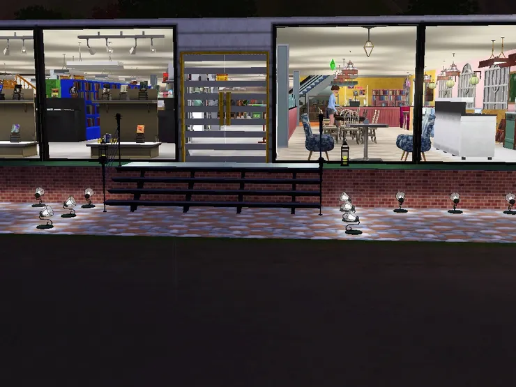 晚上的一一多了一份安靜。