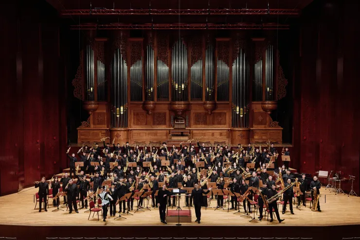 米特薩克斯風重奏團自2019年起連續七年榮獲國藝會「Taiwan Top」肯定，藝術總監 Lars Mlekusch 與團長陳冠文長年攜手，推動台灣薩克斯風藝術走向國際舞台。（圖／MIT米特薩克斯風重奏團提供）