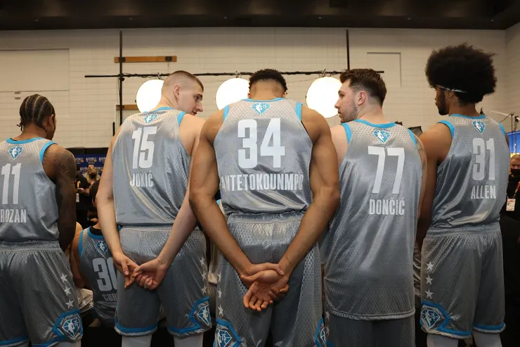 2022 NBA All-Star - NBA 75 Group Portrait