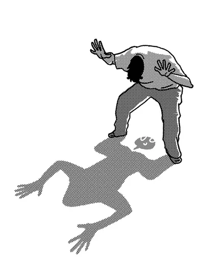 哇🐸（諧音梗）