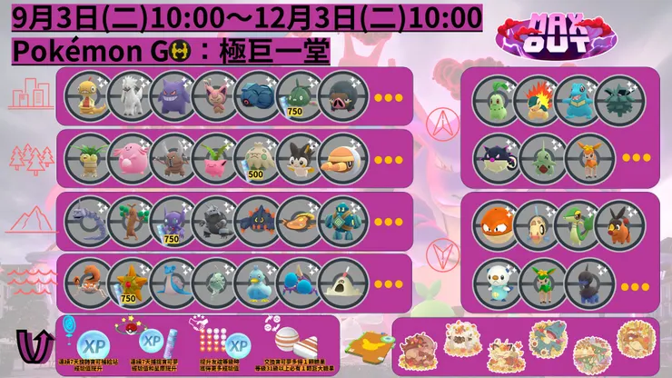 極巨一堂 野外寶可夢