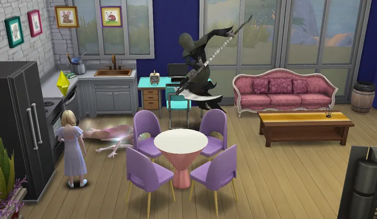 死神拿走了身體...