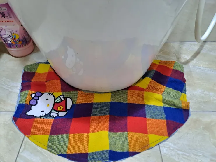 蒔緣手作品：男生小便斗墊