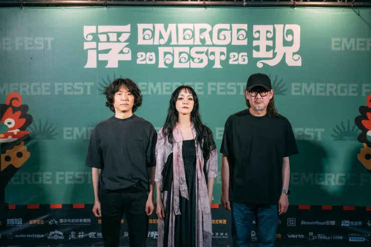韓國樂團紫雨林，由成員金真滿、金倫我和李善奎所組成。photo source：浮現祭 EMERGE FEST