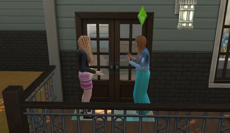 桑雅非常開心...