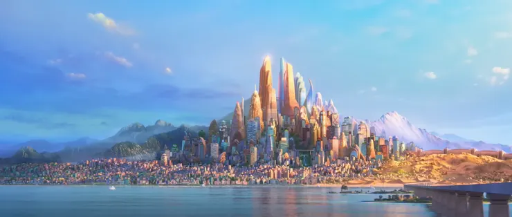 華麗的城市之下，迪士尼的技術又更上一層樓。