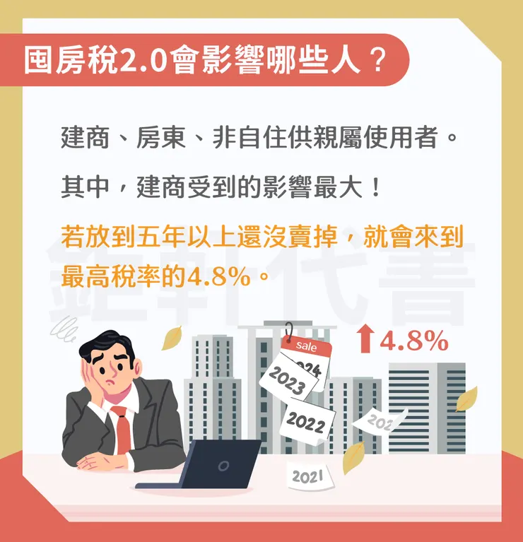 「囤房稅2.0懶人包」誰受影響？誰受益？