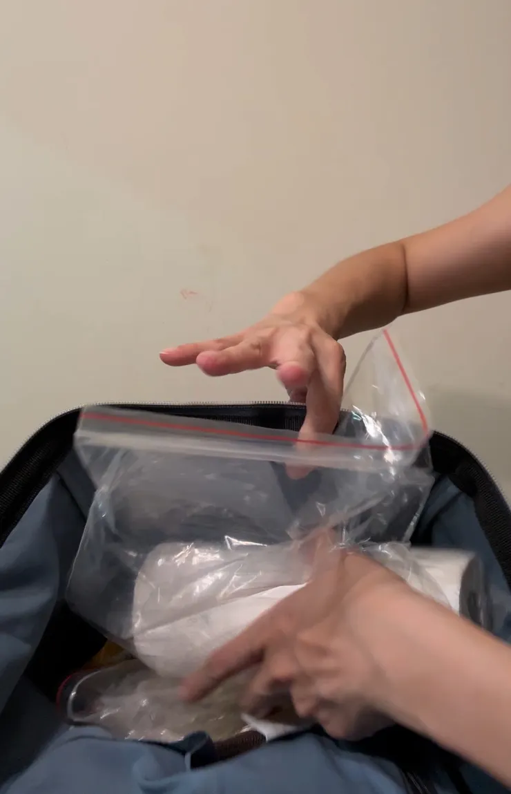 放進包包佔了1/3的容量