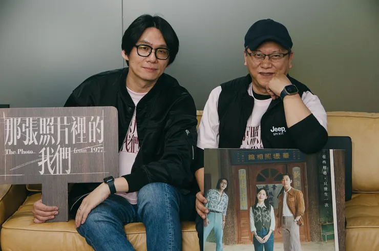 《那張照片裡的我們》導演鄭乃方（左）、湯昇榮（右）。／攝影：ioauue