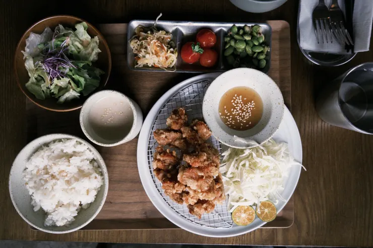 梅汁黃金炸雞塊 米飯盤 | Sour Plum Fried Chicken Rice Plate  NT.360