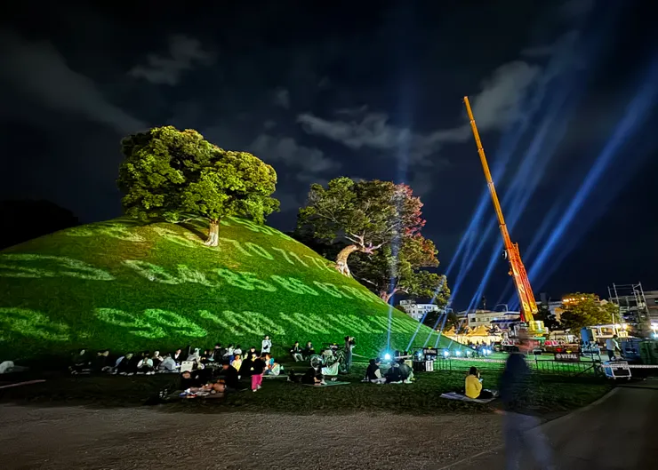 拍攝於2024年10月13日，韓國慶州 鳳凰台