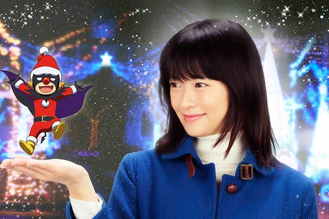 電影以真人結合動畫人物演出，圖片來源：電影劇照