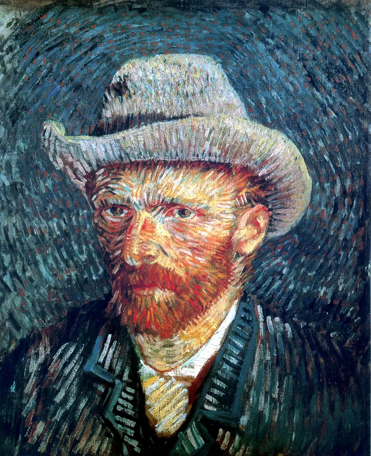 圖7，1887冬至1888 印象派和浮世繪風結合