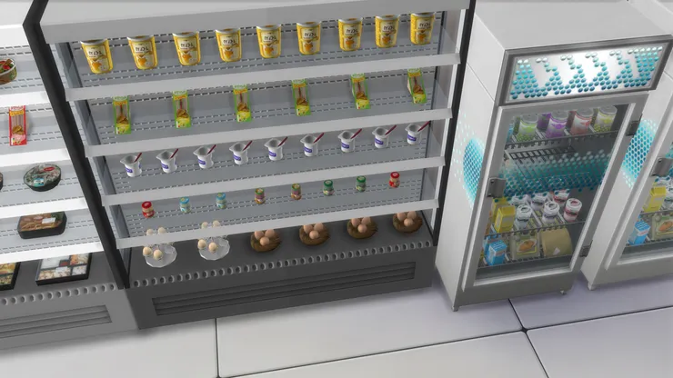 也有奶製品，例如乳酪。早餐不想吃麵包麥皮也有其他選擇。