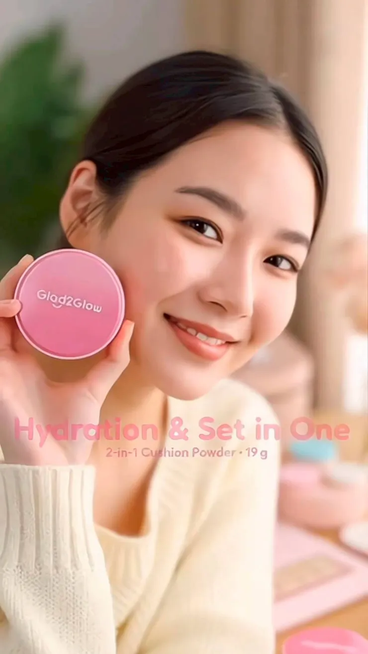 Glad2Glow 將「技術」隱藏在「美感」之後。這款二合一氣墊不僅是美妝品,更是現代女性優雅應對生活挑戰的工具。不再需要攜帶繁瑣的化妝包,只需這一顆,隨時隨地,妳都能維持在最完美的狀態。
