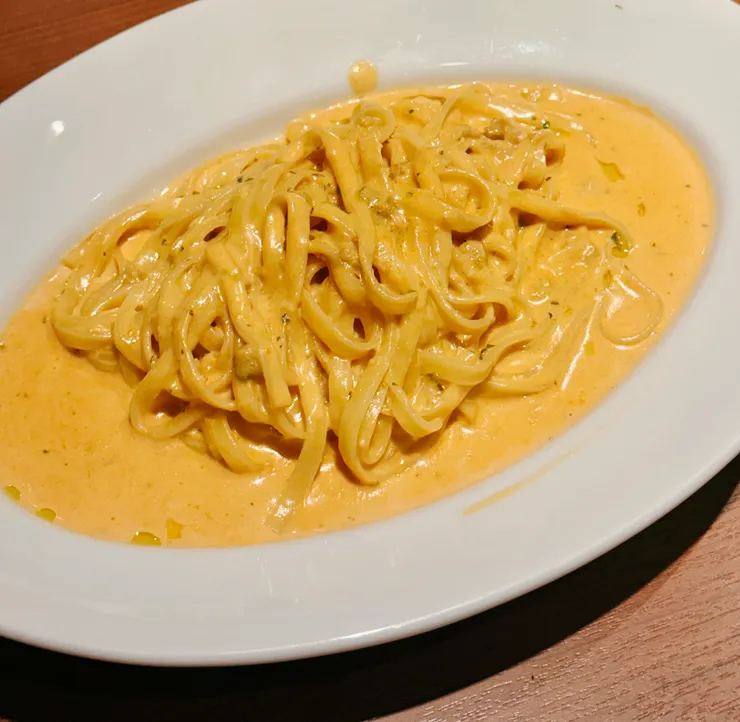 《大和亭別亭》的海膽奶油義大利麵