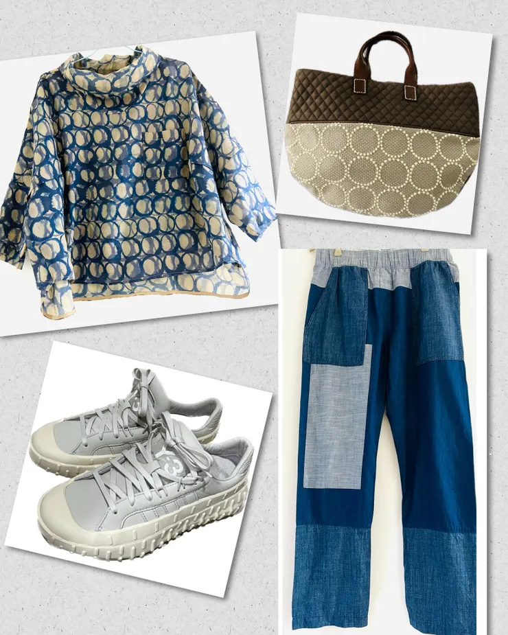 褐色元素包包 也有圈圈