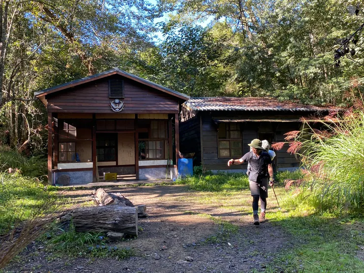 ▲位於古道11.8K處之白石駐在所,為古道之中點。