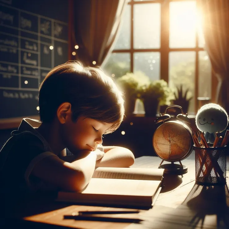 小剛讀著歷史地理課本，腦海中想像著對應的地理位置及故事。