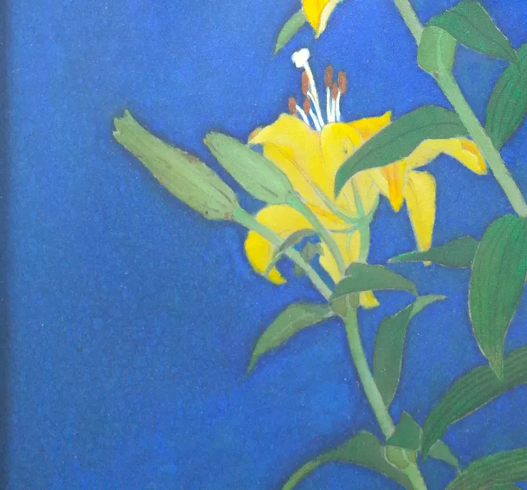 〈黃色百合〉局部－百合