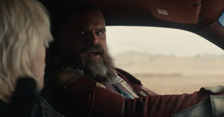 葉蓮娜與紅色衛兵車上談話