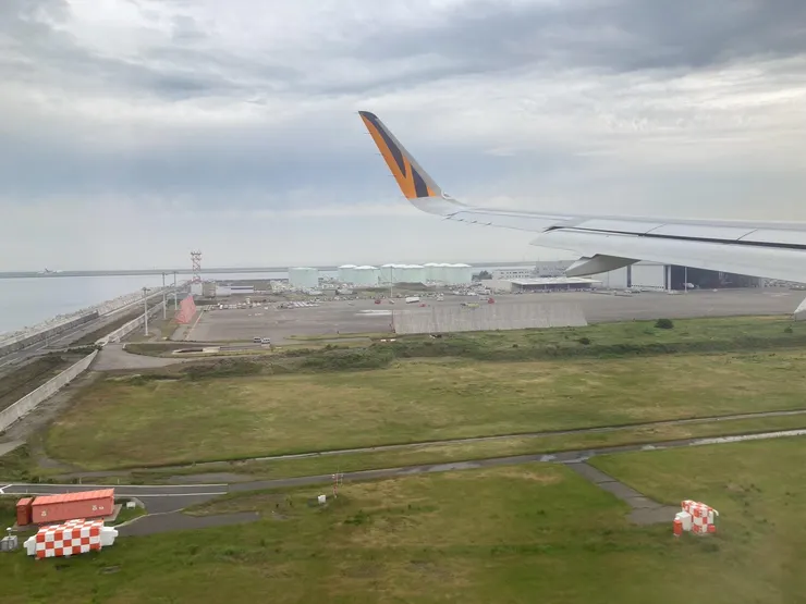 著陸日本關西機場