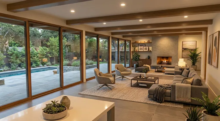 Render AI Blender result showing lighting and material atmosphere