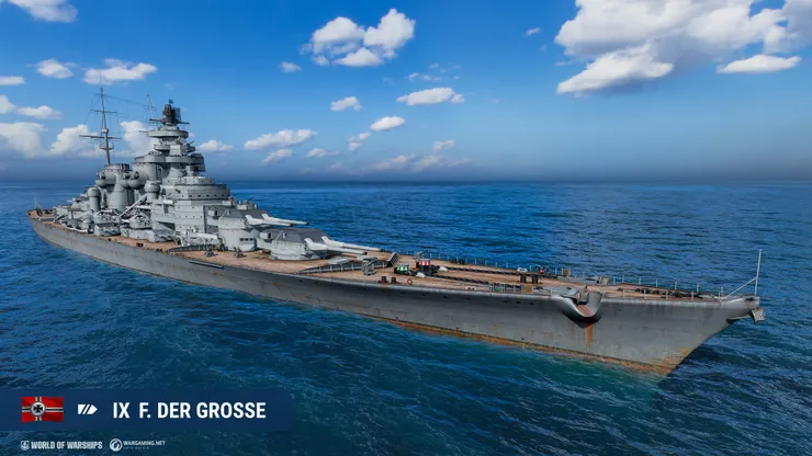 戰艦世界裡的腓特烈大帝號戰艦