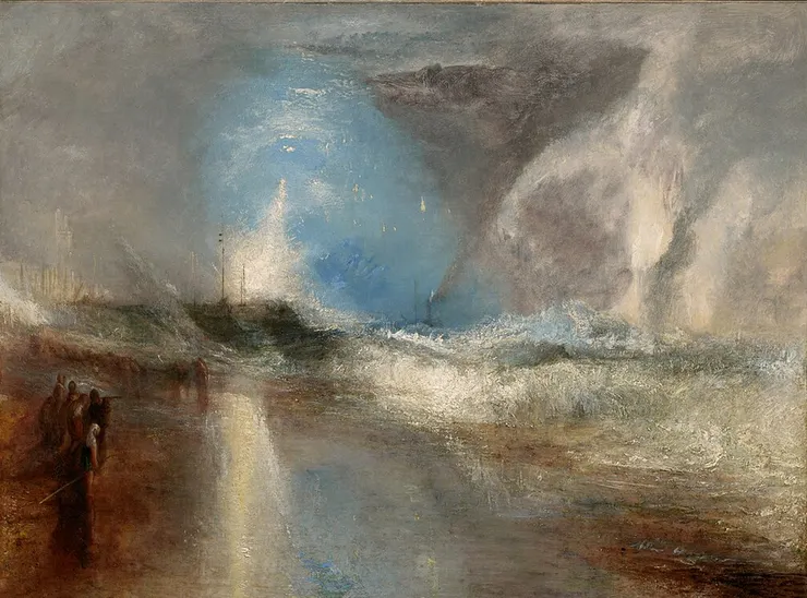 透納的一幅畫作