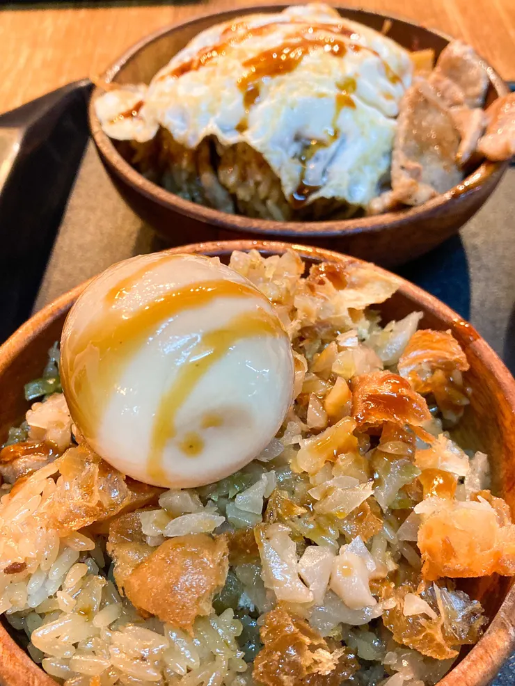 （上）黯然消魂捲／（下）黃金油飯