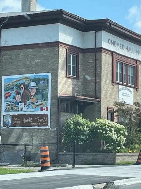 Omemee，Neil Young 童年居住過的小鄉鎮。（照片來源：作者）