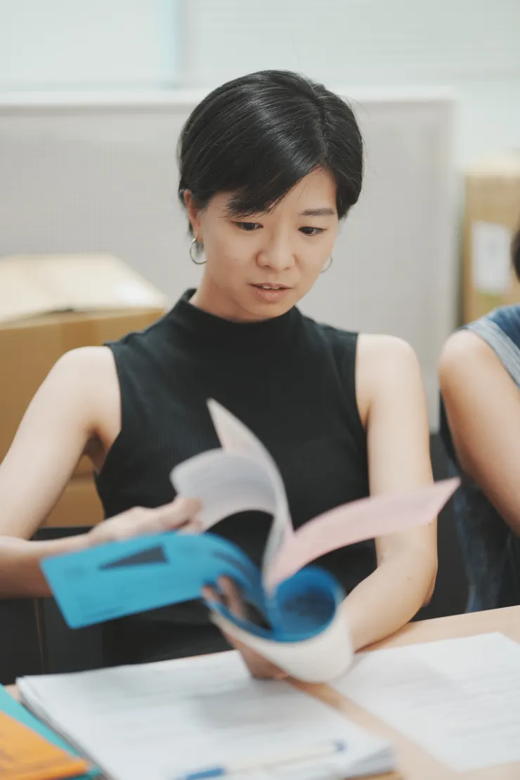 「開放式結局：TFAM 放映計畫」策展人馮馨／張硯拓 攝影