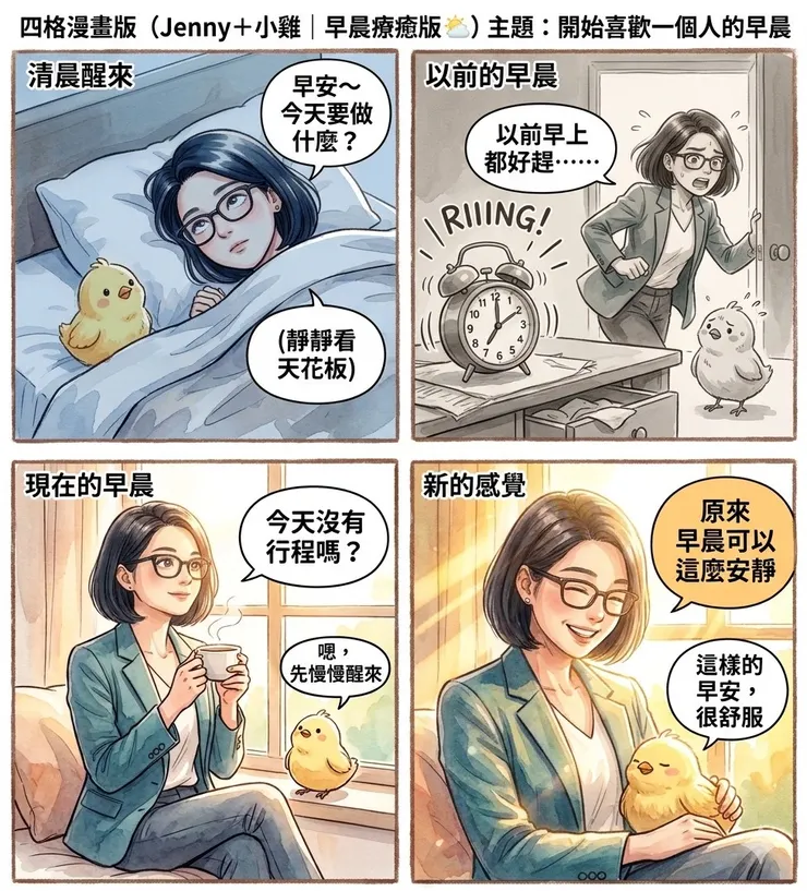 開始喜歡一個人的早晨