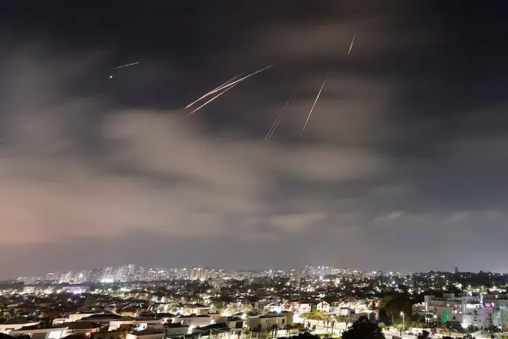 以色列上空(路透社)