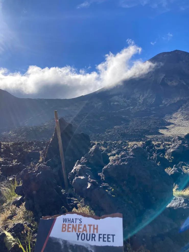 越靠近火山地形 植物就越來越少