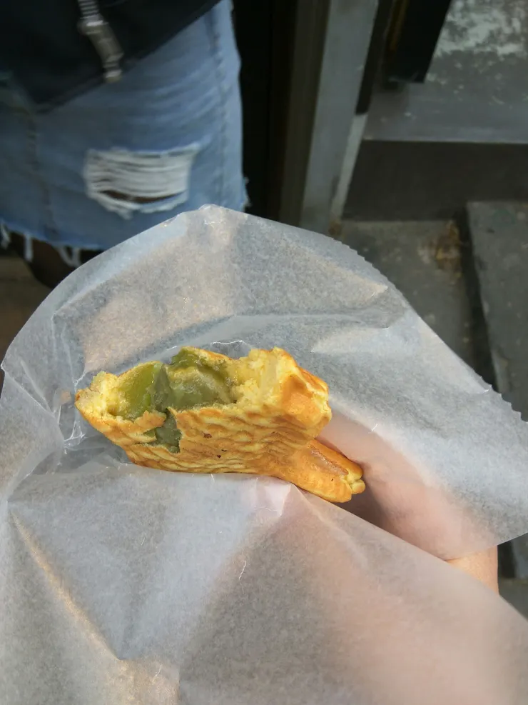 難吃的抹茶鯛魚燒