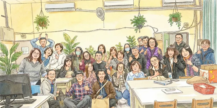 期末報告後的大合照