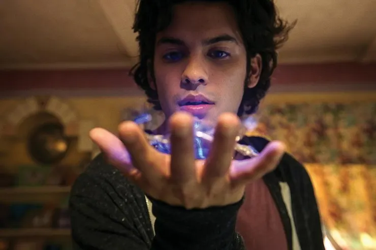 《藍甲蟲》電影劇照。