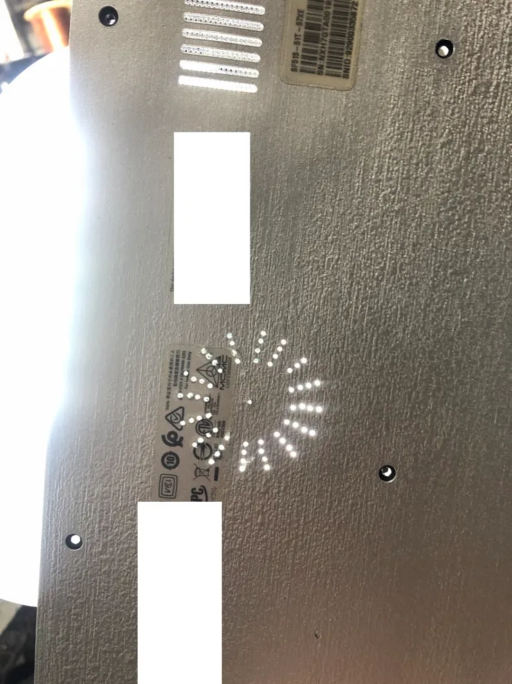 拿起來透光看，可以看到漂亮的放射狀。