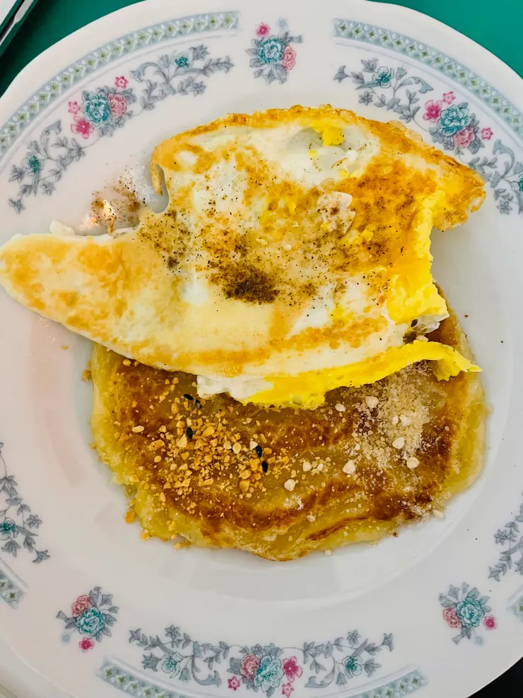 韓國糖餅餅皮加荷包蛋