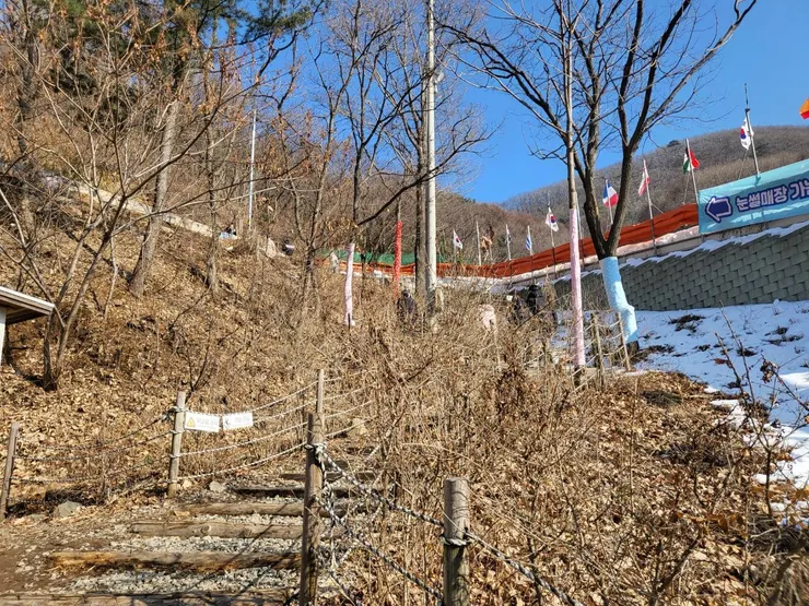 楊州雪花節園區爬坡