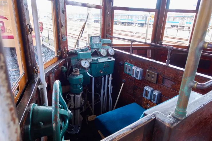 キハ07型柴油動車，キハ07-41號的駕駛座。