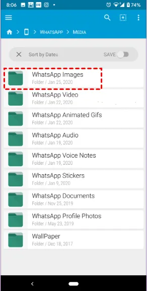 whatsapp images相簿