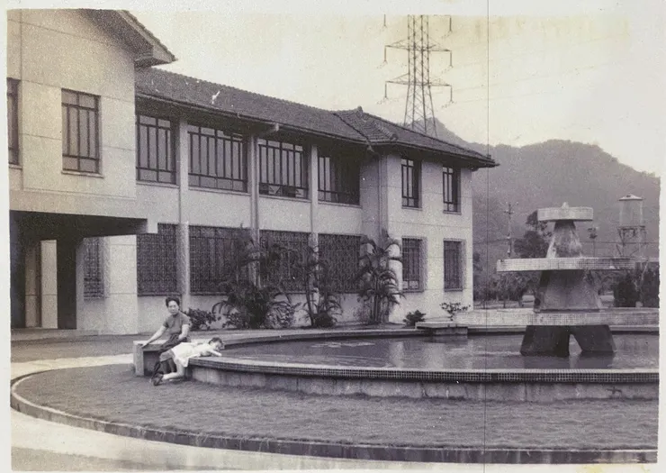 數理館。1960年完工。現已拆除,改建物理所研究大樓