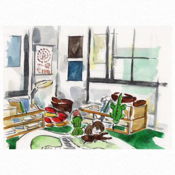 熊派自然教育工作室的室內速寫