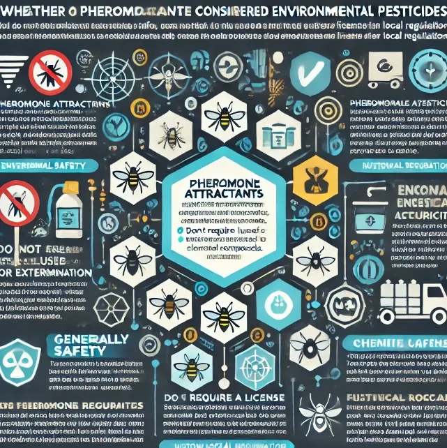 這篇文章探討了費洛蒙誘引劑是否屬於環境用藥，並且需要許可證或編號的問題。文章詳細介紹了費洛蒙誘引劑的運作原理、法規要求以及應用前景，強調其環保性和安全性。特別指出，除非用於滅殺害蟲，否則一般不需要申請藥品許可證。文章還包含了台灣環保署和農業部相關規定的資訊，並提供了相關官網的連結以供讀者深入了解。